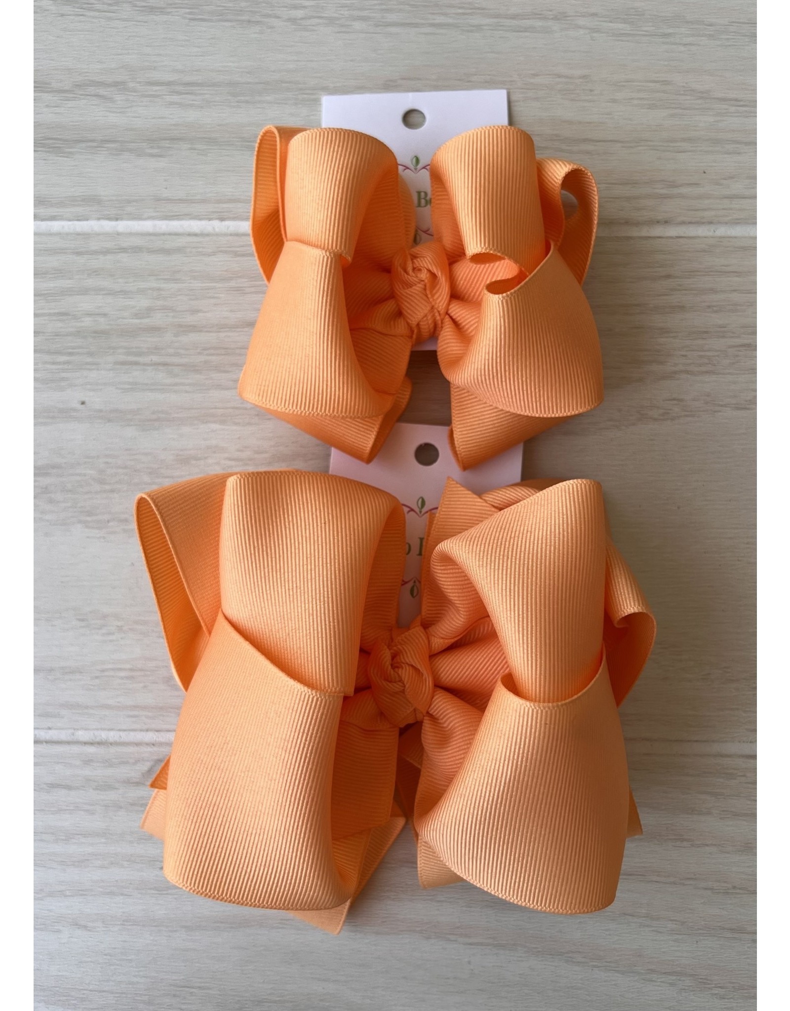 One Stop Bow Shop OS- Canteloupe Stacked Grosgrain Bow