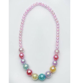 Sparkle Sisters Sparkle Sisters- Beaded Watercolor Necklace Pink