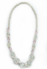Sparkle Sisters Sparkle Sisters- Crystal Rose Necklace: Crystal