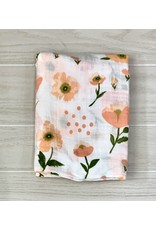 Peachy Floral Swaddle