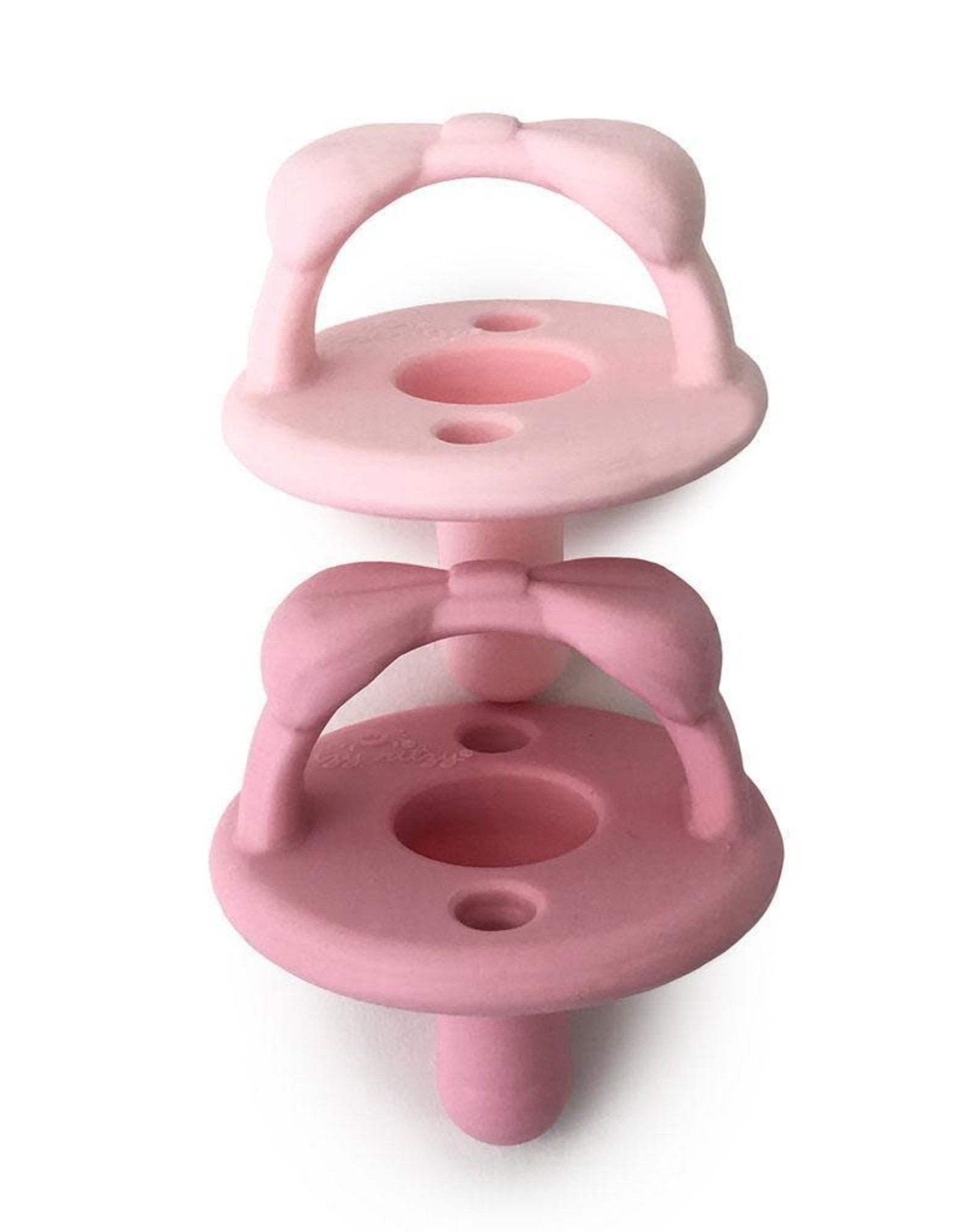 Itzy Ritzy Itzy Ritzy - Sweetie Soother Pacifier 2-Pack: Pink Bows