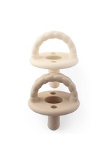 Itzy Ritzy Itzy Ritzy - Sweetie Soother Pacifier 2-Pack: Toast + Buttercream Braids