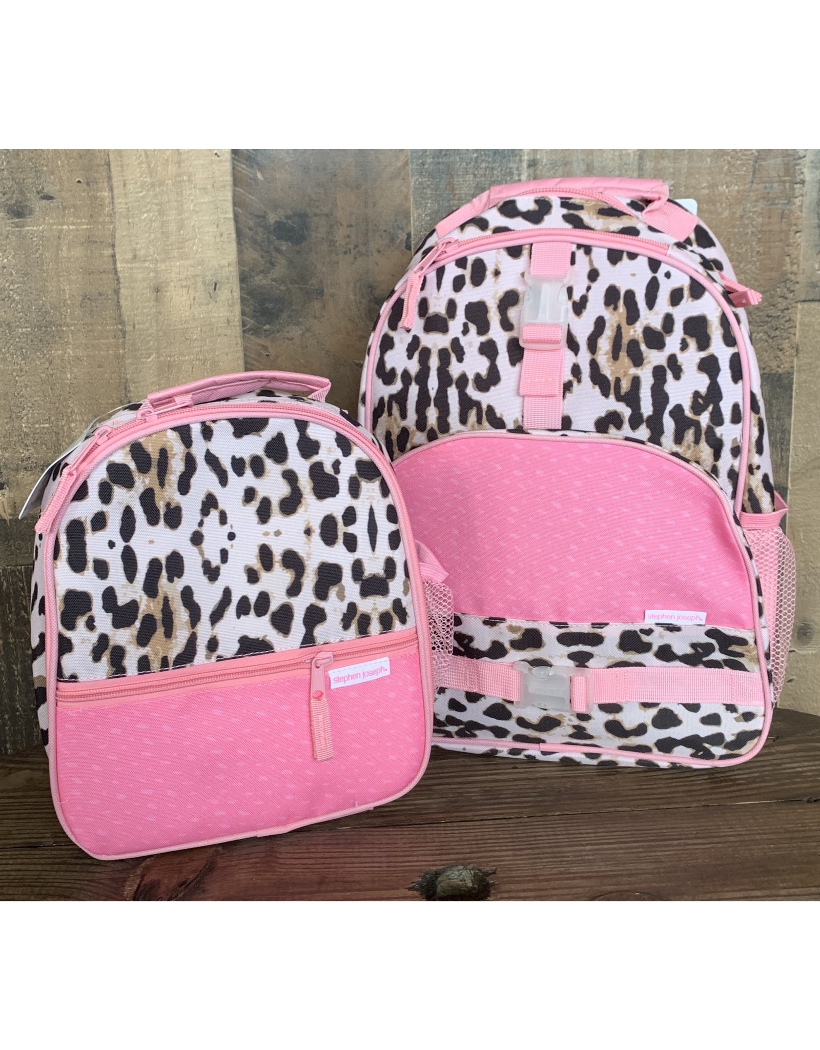stephen joseph Stephen Joseph- All Over Backpack & Lunchbox Set Leopard