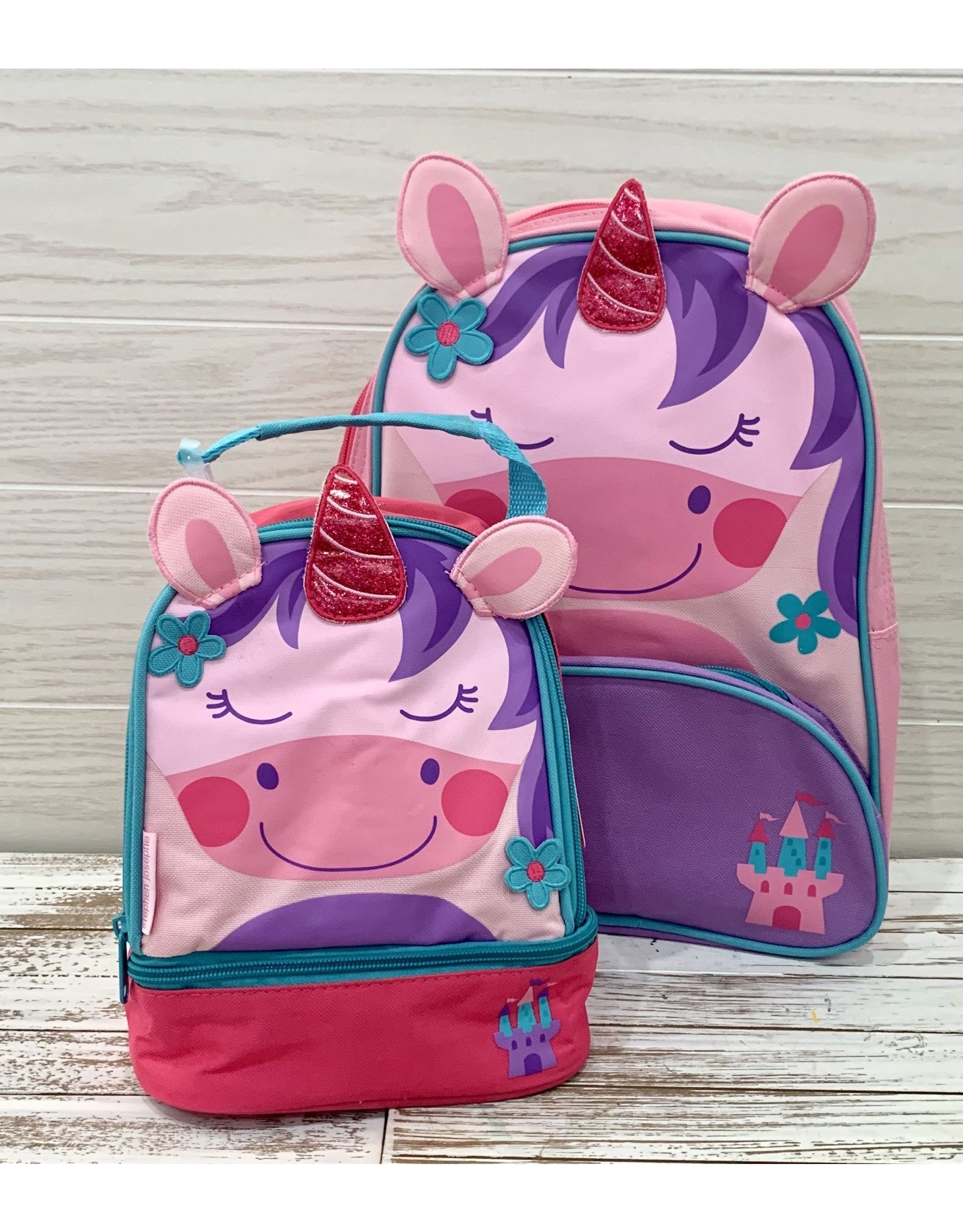 stephen joseph Stephen Joseph- Sidekick Unicorn Backpack & Lunch Pal Set