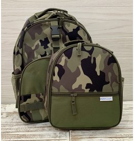 stephen joseph SJ- All Over Print Backpack & Lunchbox Set: Camo