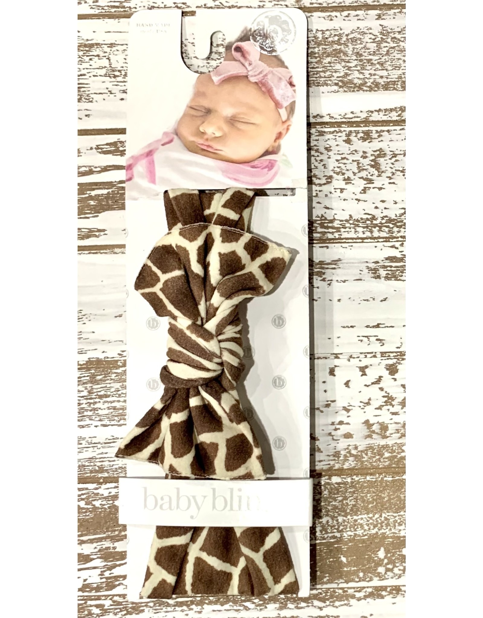 Baby Bling Baby Bling- Printed Headband Giraffe