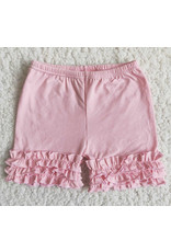 Pink Icing Ruffle Shorts