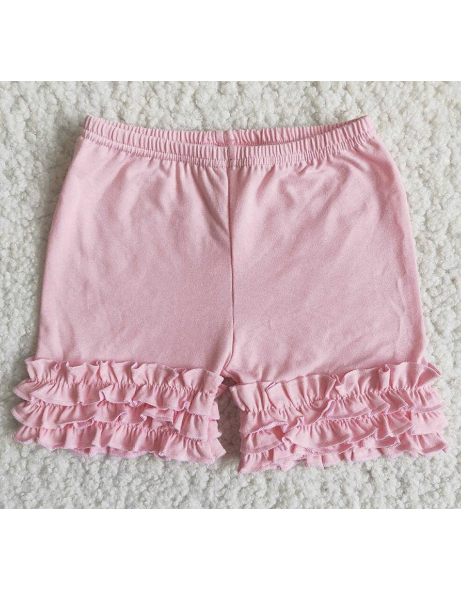 Pink Icing Ruffle Shorts