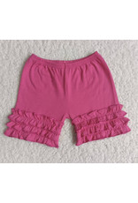Hot Pink Icing Ruffle Shorts