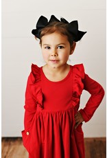 Serendipity Serendipity- Red Picot Pocket Bella Dress