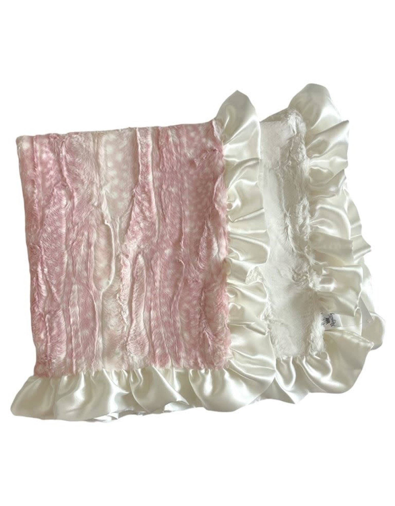 Rockin' Royalty Rockin Royalty- Sweet Pink Fawn Plush Blanket