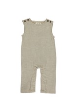 Me & Henry Me & Henry- Edisto Romper: Rust Stripe