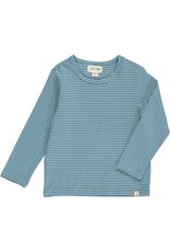 Me & Henry Me & Henry- Alcoa Blue Stripe L/S Shirt