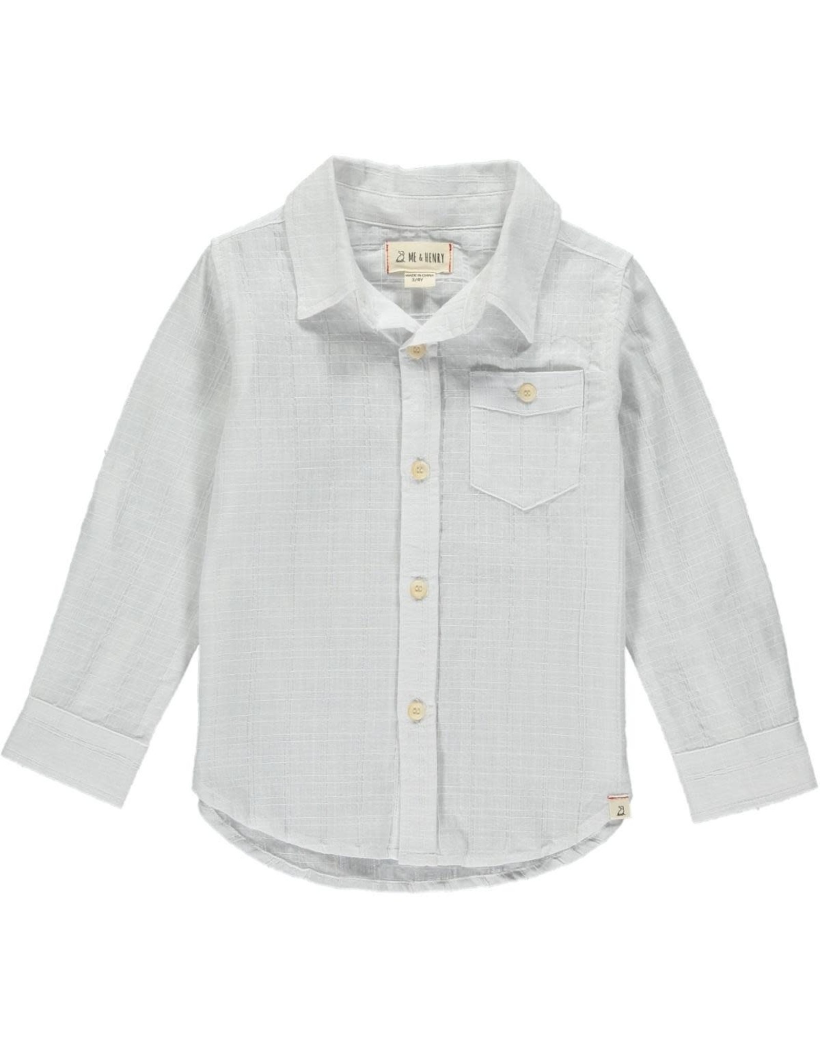 Me & Henry Me & Henry- Atwood Woven Shirt: White