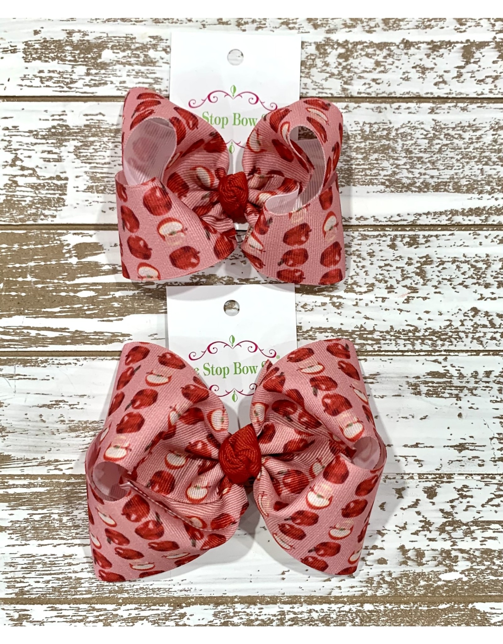 One Stop- Apple Time Knot Bow