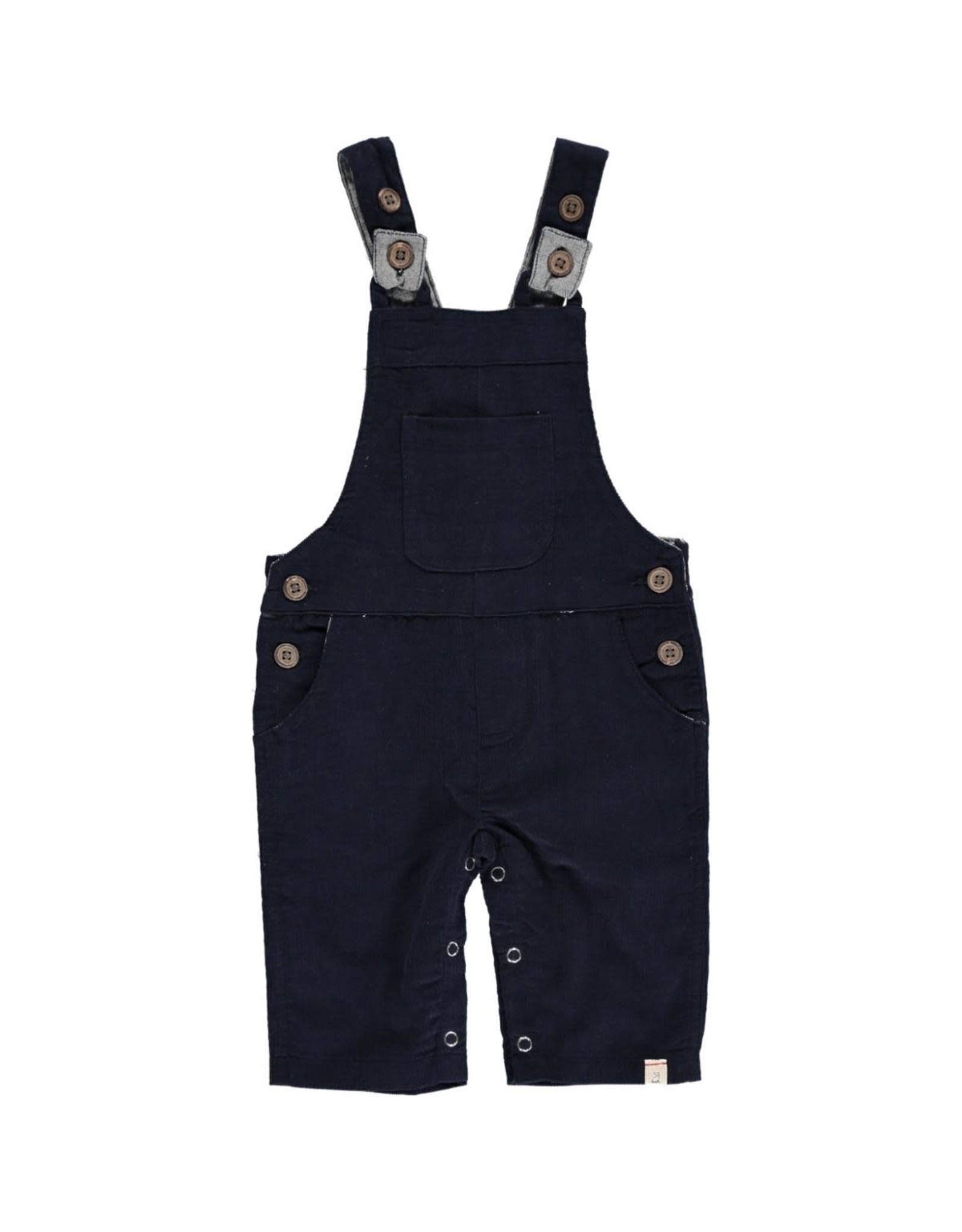 Me & Henry Me & Henry- Harrison Navy Cord Overalls