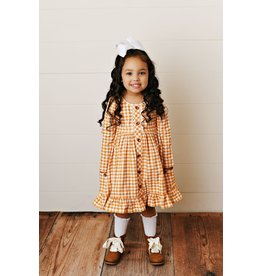 Swoon Baby Swoon Baby- Boho Ditsy Prim Gingham Pocket Dress