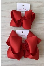 OS - Tomatoe Stacked Grosgrain Bow