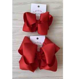 OS - Tomatoe Stacked Grosgrain Bow