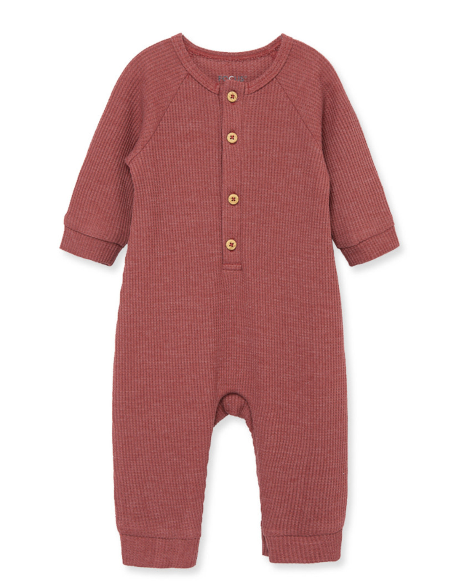 Little Me Little Me- Red Woodland Romper