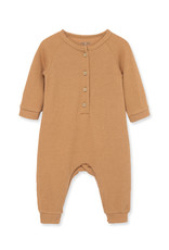 Little Me Little Me- Brown Western Romper