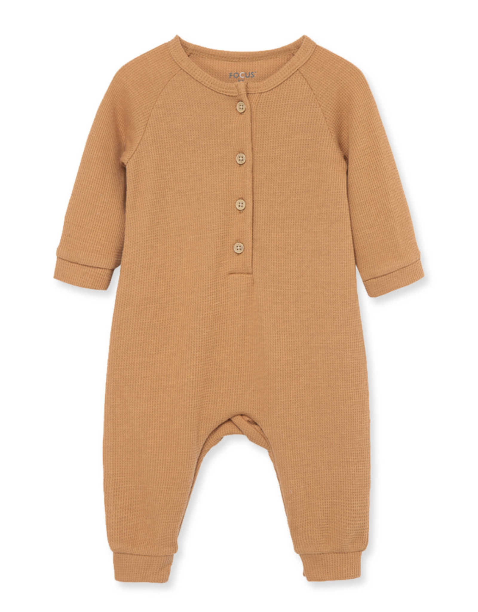 Little Me Little Me- Brown Western Romper