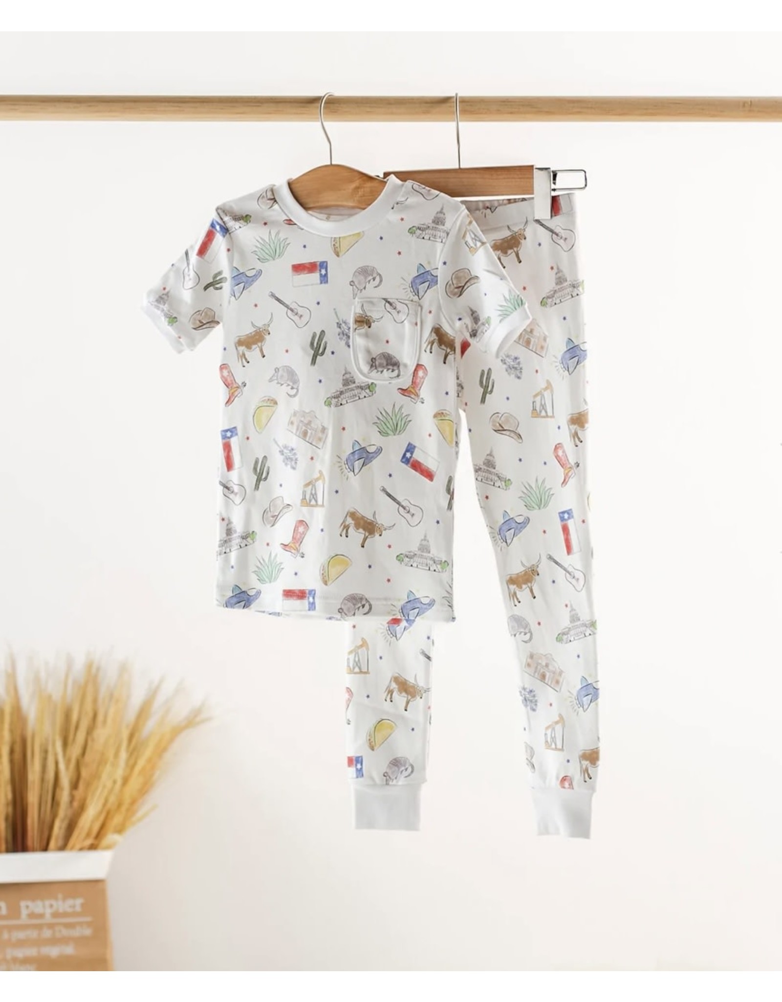 Nola Tawk- Texas Kids Organic Cotton Pajama Set