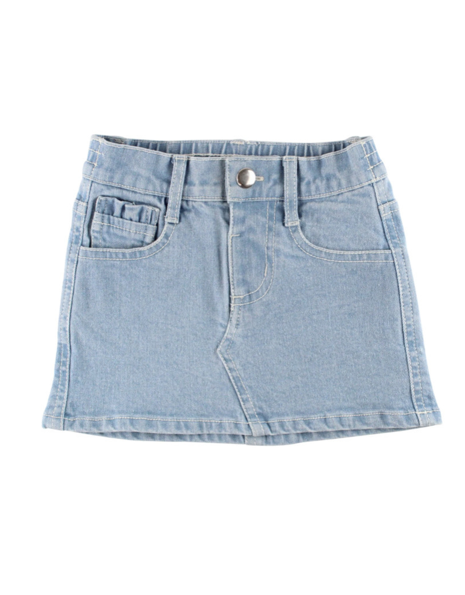 Ruffle Butts Ruffle Butts- Light Wash Ruffle Jean Skirt - Freckles ...