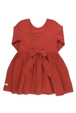 Ruffle Butts Ruffle Butts- Red L/S Knit Twirl Dress