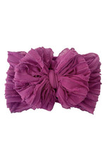 In Awe- Berry Mini Ruffle Headband