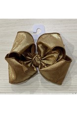 Beyond Creations Beyond Creations- 5.5" XL Silk Ribbon Knot Bow Bronze