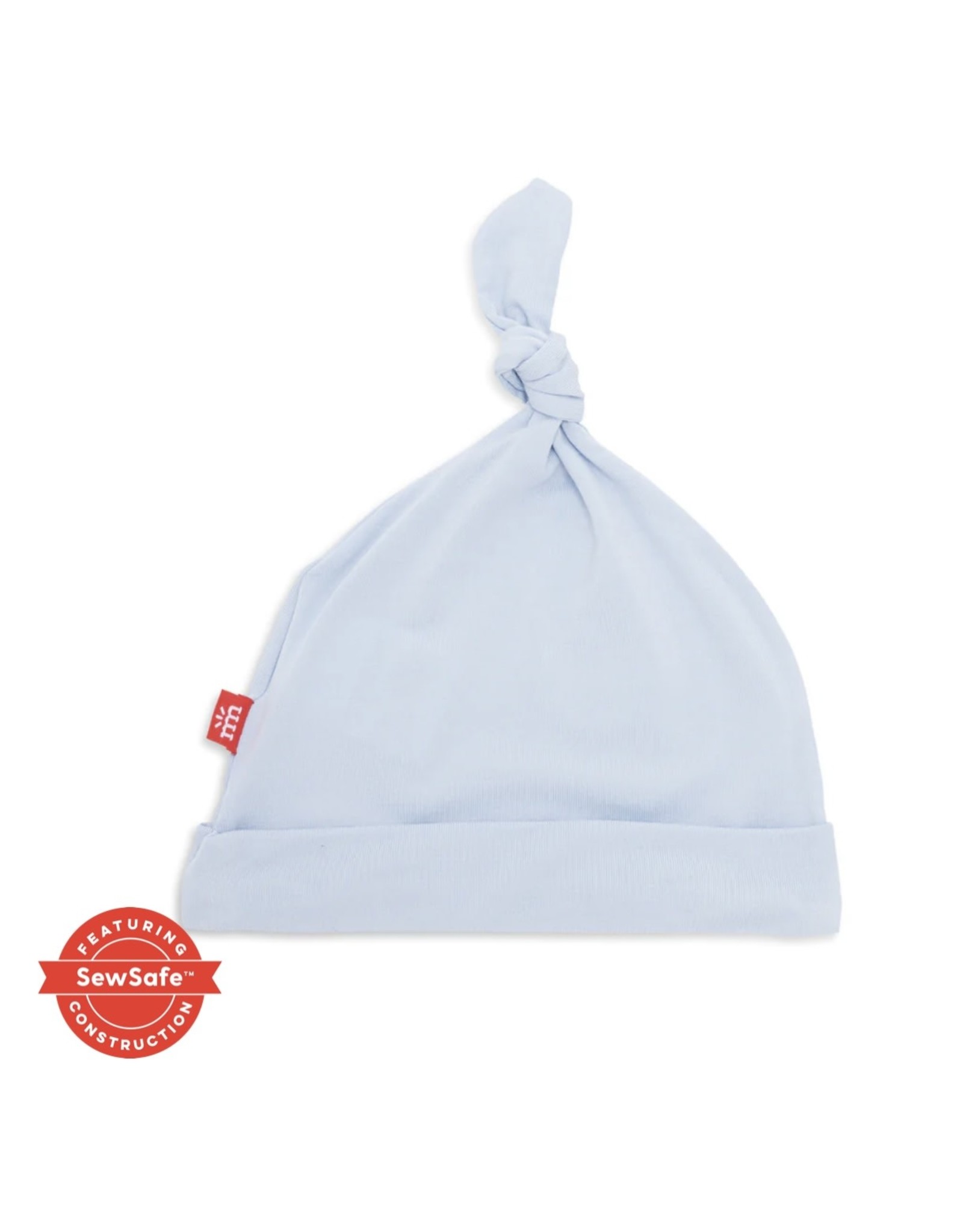 Magnetic Me Magnetic Me- Baby Blue Modal Knot Hat NB-3M
