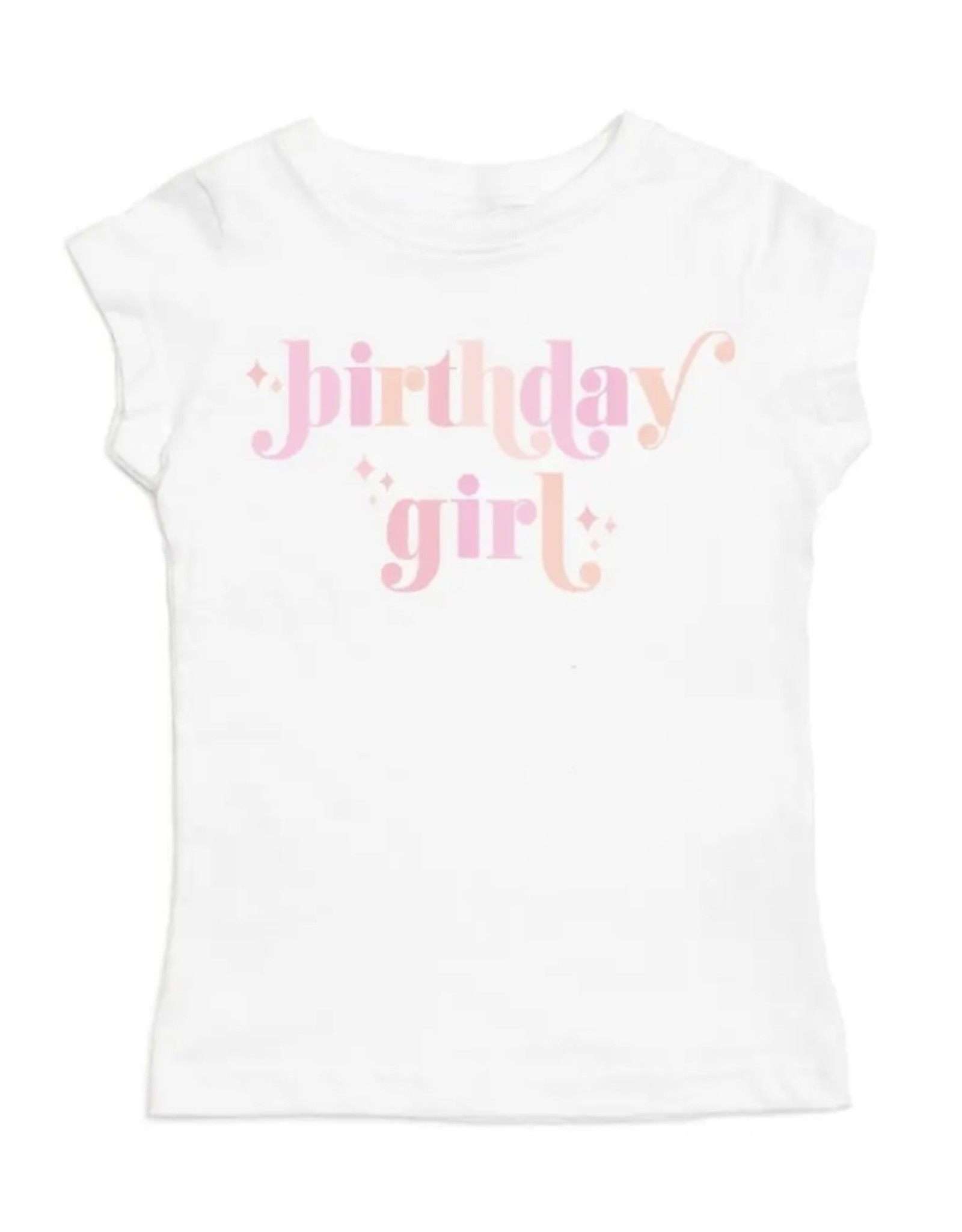 Sweet Wink Sweet Wink- Birthday Girl Blush Tee