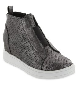 Mia Shoes Mia Shoes- GRACY Black/Pewter Wedge Bootie