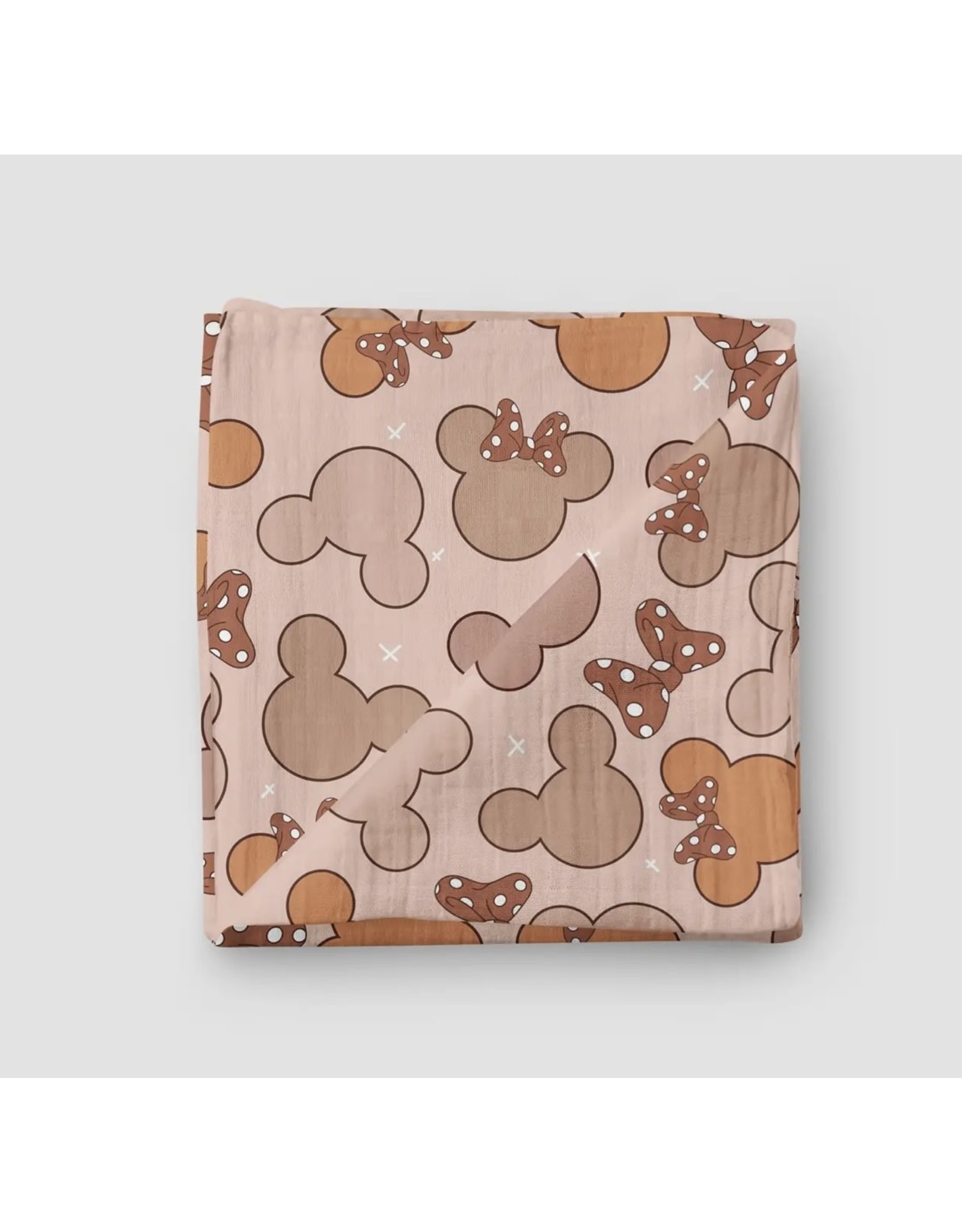 Sweet Ellie Sue- Sherbert Mouse Plus Muslin Blanket