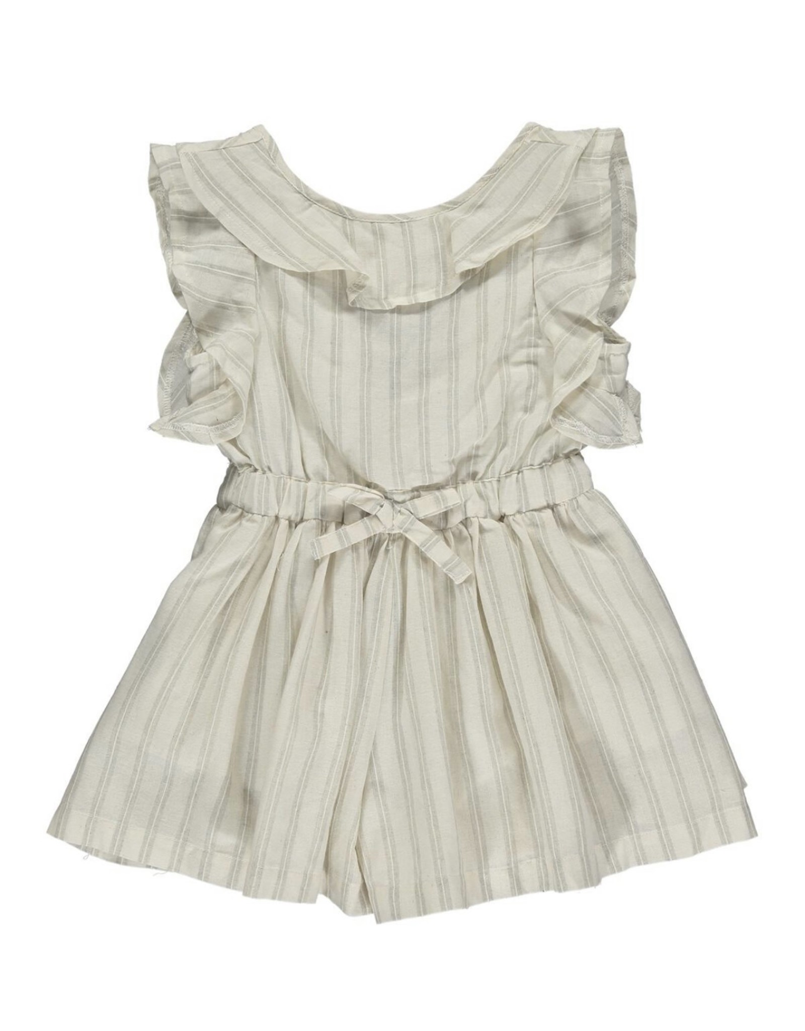 Vignette Vignette- Sandy Romper: Blue Stripe