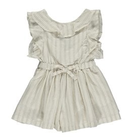 Vignette Vignette- Sandy Romper: Blue Stripe