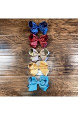 Wee Ones - Medium Dot Grosgrain Bow