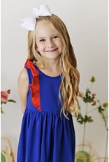 Serendipity Serendipity- Red & Navy Bella Dress