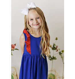 Serendipity Serendipity- Red & Navy Bella Dress