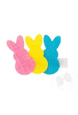 Wee Ones- 3 Easter Bunny Peeps Felt Clip