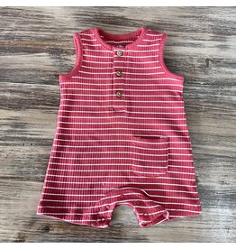 Focus Kids Focus Kids- Cranberry Rib Romper