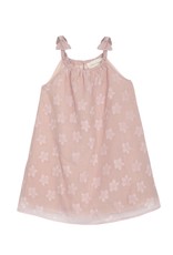 Mabel & Honey Mabel & Honey- Sakura Texture Chiffon Pink Dress