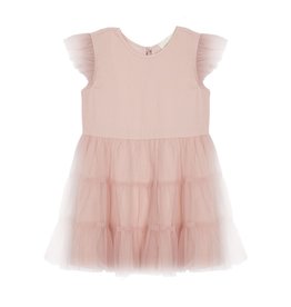 Mabel & Honey Mabel & Honey- Blooms & Blossoms Rayon Tulle Dress