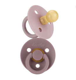 Itzy Ritzy Itzy Ritzy - Itzy Soother Natural Pacifier 2-Pack: Orchid + Lilac