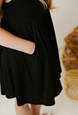 Swoon Baby Swoon Baby- Black Bamboo Pocket Dress