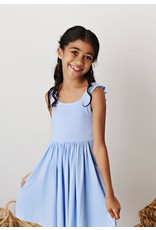 Swoon Baby Swoon Baby- Periwinkle Bamboo Pocket Dress