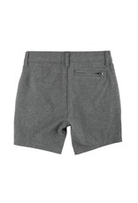 Ruffle Butts Ruffle Butts- Heather Harbor Gray Hybrid Shorts