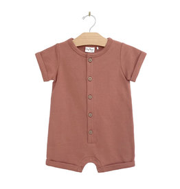 City Mouse- Sunset Button Front Romper