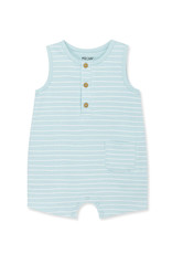 Focus Kids Focus Kids- Blue Rib Romper